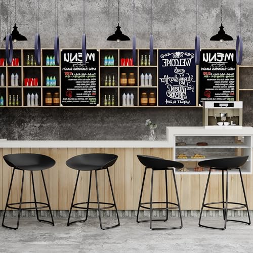 Andeworld Swivel Barstools Set of 4, 30" Bar Height Chairs, White L7842