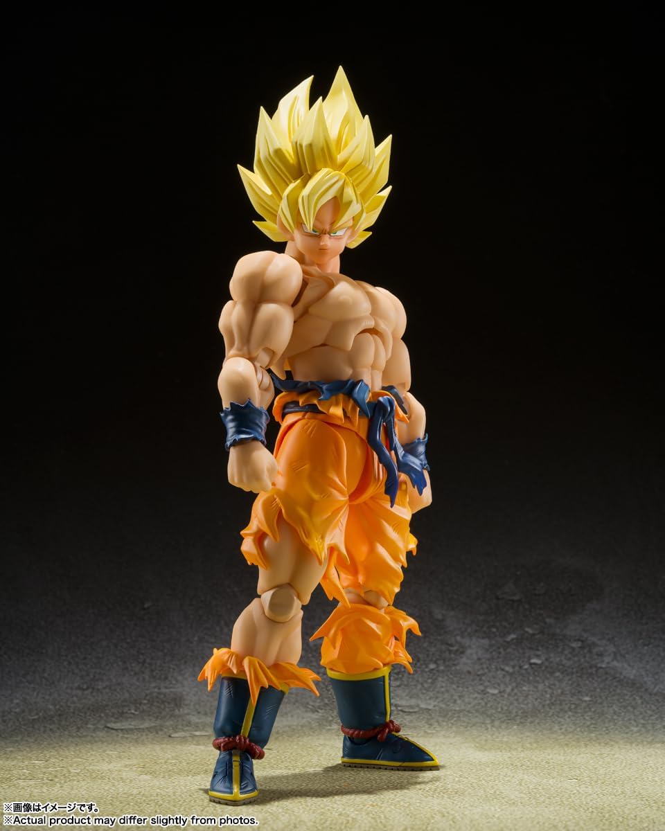 TAMASHII NATIONS Dragon Ball Z S.H.Figuarts Super Saiyan Son Goku Action Figure F78012