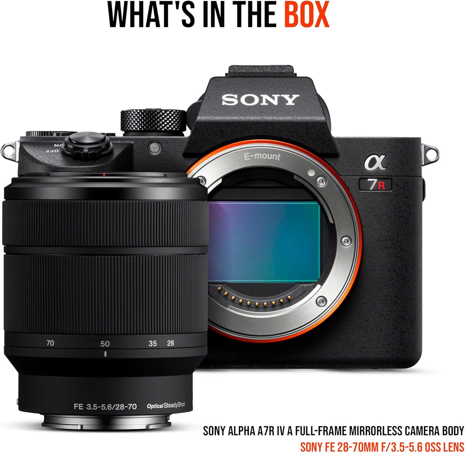 Sony Alpha a7R IV Full-Frame Mirrorless Camera with 28-70mm Zoom Lens L8523