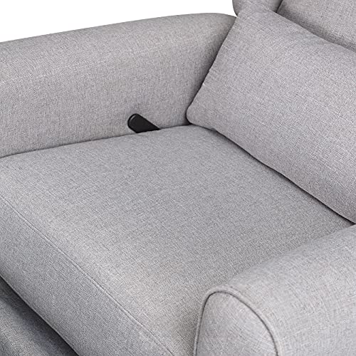 DaVinci Hayden Recliner and Swivel Glider in Shadow Grey H7752