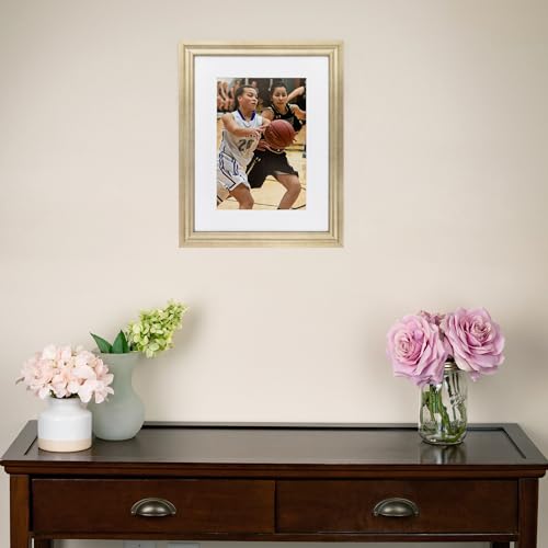 ArtToFrames 12x16 inch Muted Prosecco Gold Picture Frame F361735