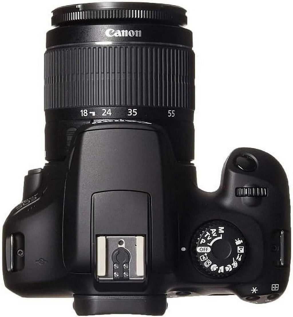 Canon EOS 4000D / Rebel T100 DSLR Camera with 18-55mm and 75-300mm Lenses, 128GB Bundle (Renewed) F892