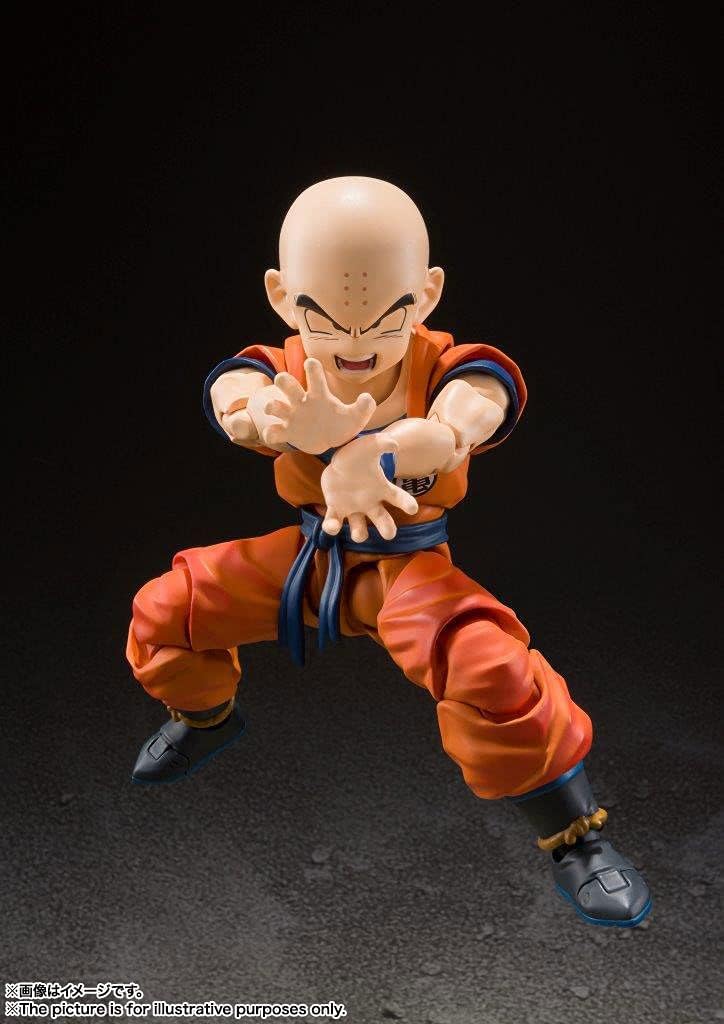 TAMASHII NATIONS Dragon Ball Z Krillin S.H.Figuarts Action Figure E123