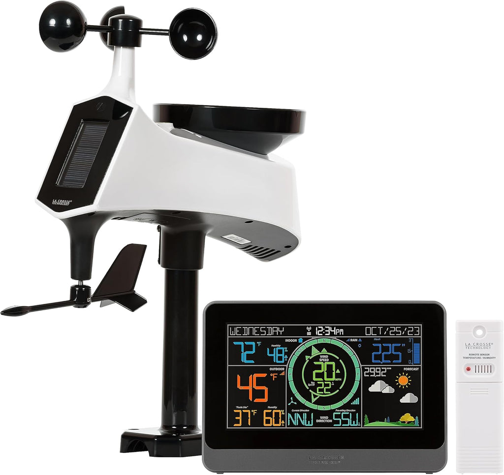 La Crosse Technology 328-1415 Wireless Professional Color Weather Station with Cyclone Sensor
