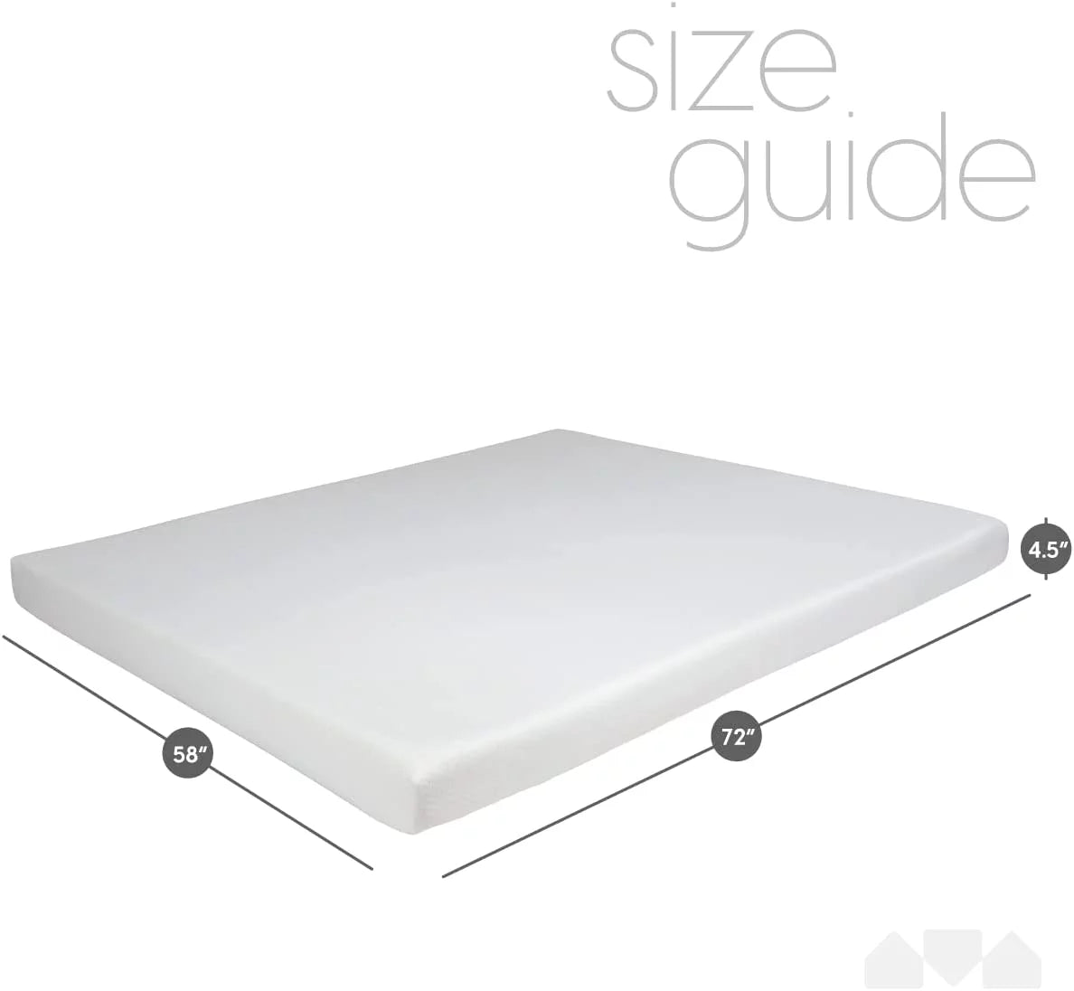 Queen Size Memory Foam Replacement Mattress for Sleeper Sofa L941