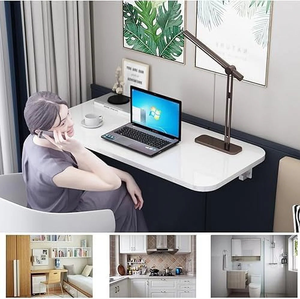 NLIBOOMLife Floating Wall Mounted Table Bracket Heavy Duty Drop Leaf Dining S9186