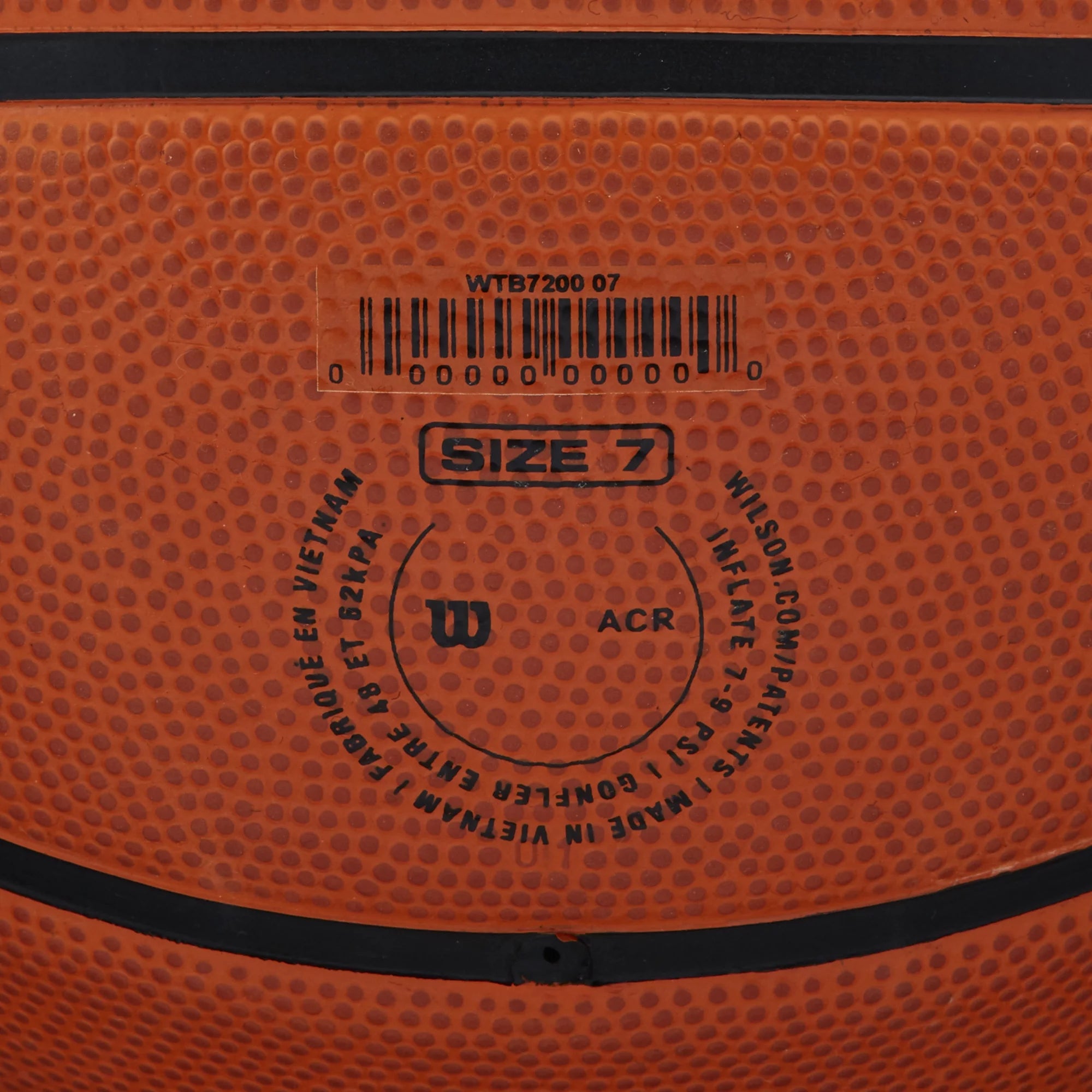 Wilson NBA Authentic Outdoor Basketball, Brown, 29.5 in W549