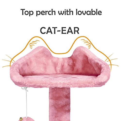 Yaheetech 54in Cat Tree Tower Condo Furniture with Scratch Post Y196