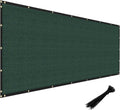 Privacy Fence Screen 5' x 26' Heavy Duty Windscreen Fencing Mesh Fabric Shade Cover for Garden Yard Pool Chain Link Fence, Green