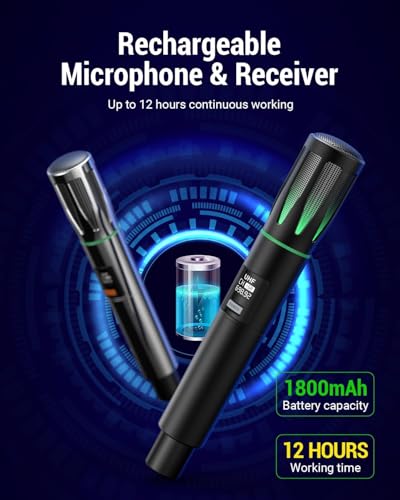 XZL Professional Wireless Microphone with Receiver for Karaoke, Party, Stage C4284