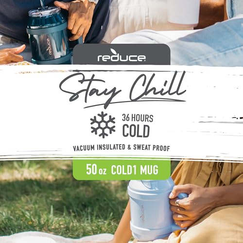 REDUCE Reusable 32 oz Insulated Stainless Steel Tumbler with Handle A2849
