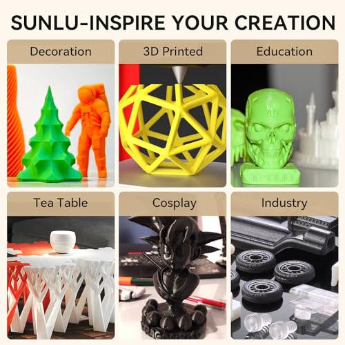 SUNLU Elite PLA Plus Filament 1.75mm Black 1KG V387