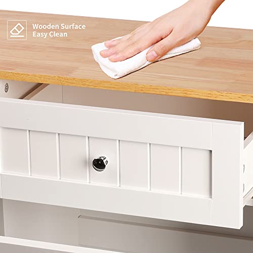 Tilt Out Trash Cabinet 10 Gallon White for Kitchen I38141