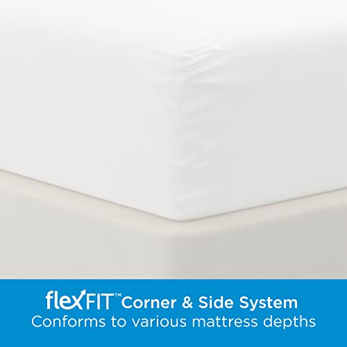 AllerEase Waterproof Mattress Protector Queen Size Polyester Zip Cover I9960