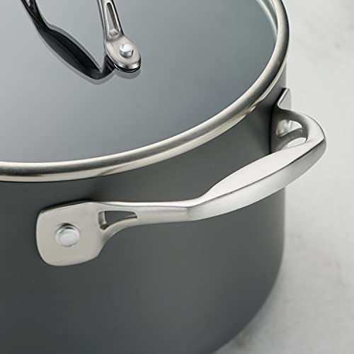 Tramontina Hard Anodized Covered Stock Pot 8 Qt A767844