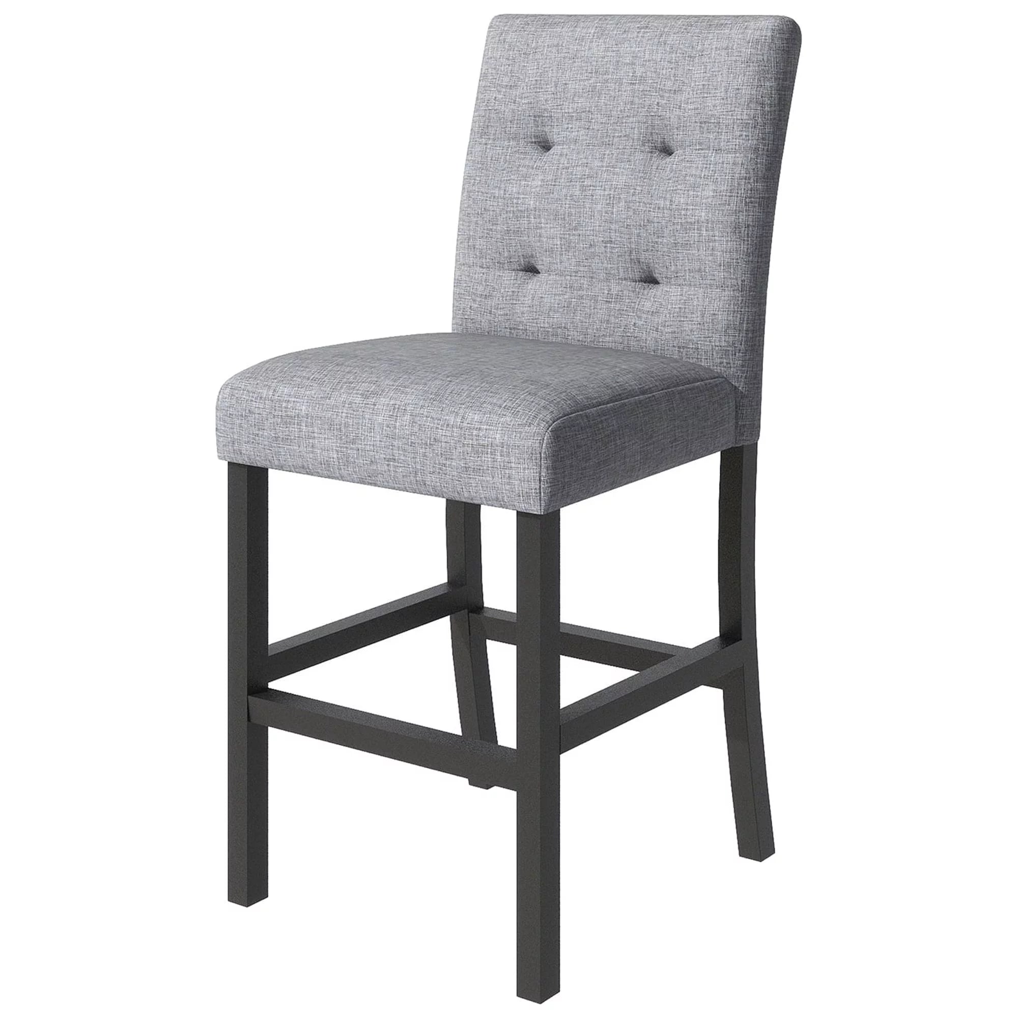 5-Piece Counter Height Dining Set with 4 Chairs, Wooden Frame T21553