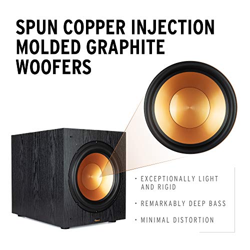 Klipsch SUB-120-BLACK Synergy Black Label Subwoofer Speaker Pair H471699