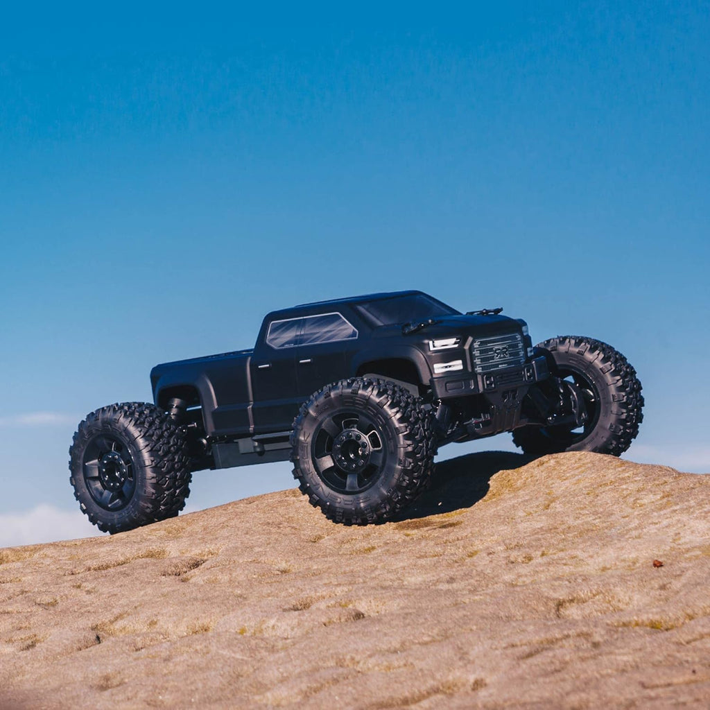 ARRMA 1/10 BIG ROCK 4X4 V3 3S BLX Brushless Monster RC Truck RTR, Black G7614