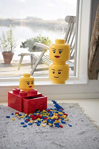 LEGO Iconic Storage Head Large Stackable Box 8.5L Yellow O3359