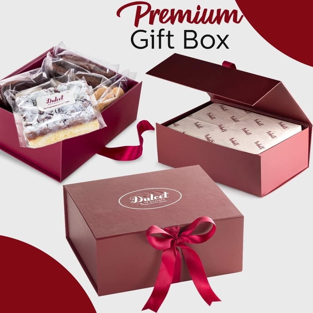 Dulcet Gift Baskets Freshly Baked Goods Sampler with Brownies, Muffins & Cookies D2302