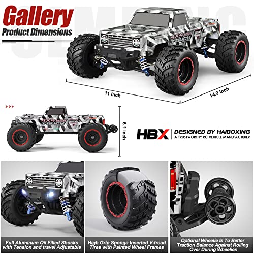 HAIBOXING 903A 1/12 Scale Brushless RC Monster Truck 4X4 Off-Road Z42294