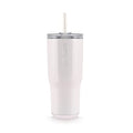 REDUCE Cold1 24 oz Tumbler with Lid and Straw - Dual-Wall Vacuum Insulated Stainless Steel Tumbler - Keeps Drinks Cold up to 24 Hours - Inner Ounce Markings to Track Hydration - OG Sand