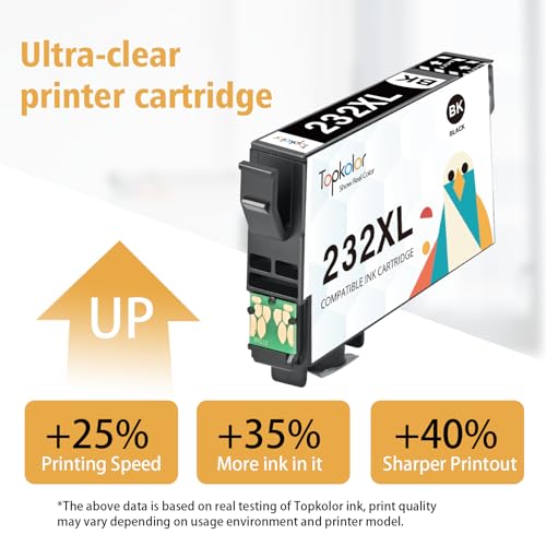 232XL Ink Cartridges Combo Pack for Epson WF-2930 XP-4200 XP-4205 WF-2950 I22718