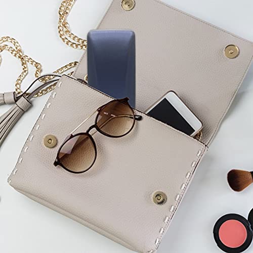 Hard Shell Eyeglass Case with Cleaning Cloth for Men Women U118180