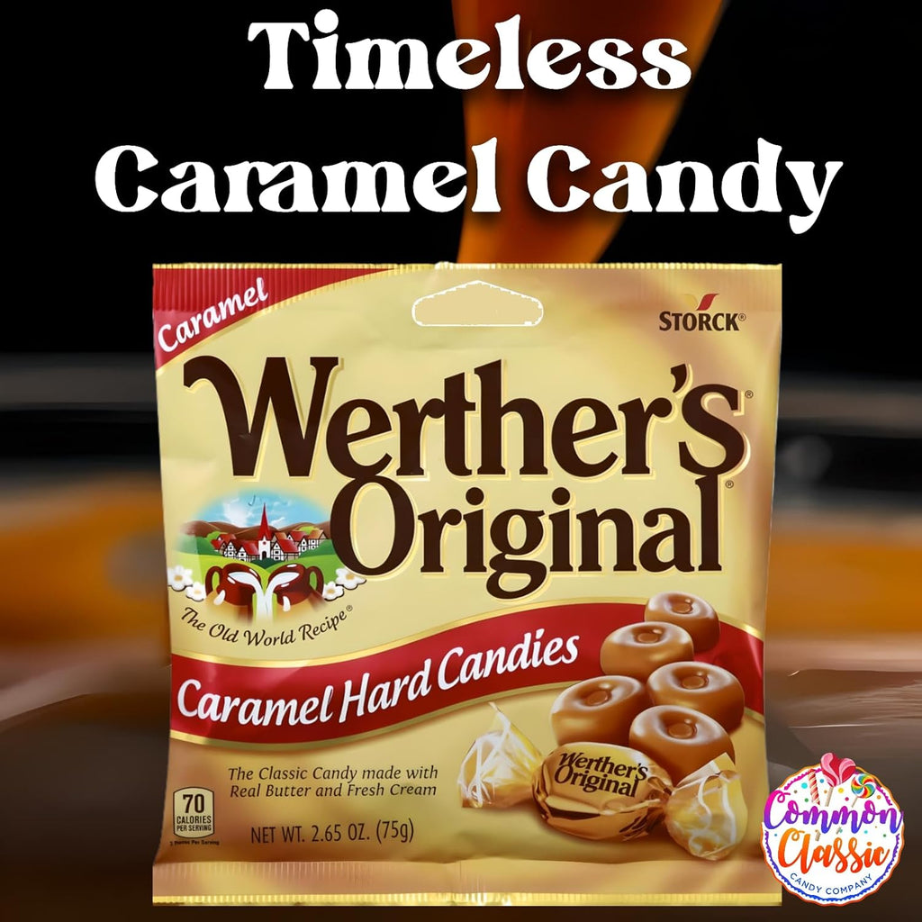 Werther's Original Caramel Hard Candy 2.65oz (Pack of 6) J170