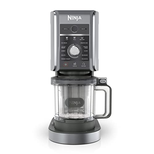 Ninja CREAMi Deluxe 11-in-1 Ice Cream and Frozen Treat Maker for Ice Cream, Sorbet, Frozen Drinks & More, with (2) XL Family Size Pint Containers, NC501C (Canadian Version)