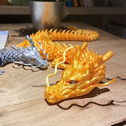 3D Printed Articulated Dragon Fidget Toy, Flexible Car Decoration V716998