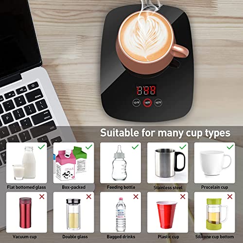 Coffee mug warmer for desk, 25W adjustable temperature, without mug D6181