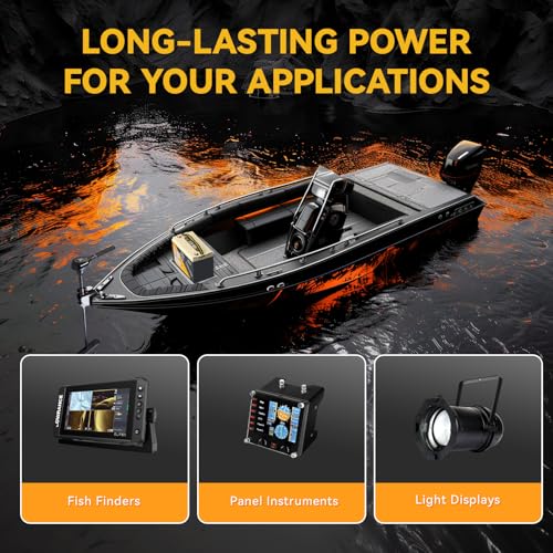 Power Queen 12.8V 100Ah LiFePO4 Battery with Built-in 100A BMS S66500