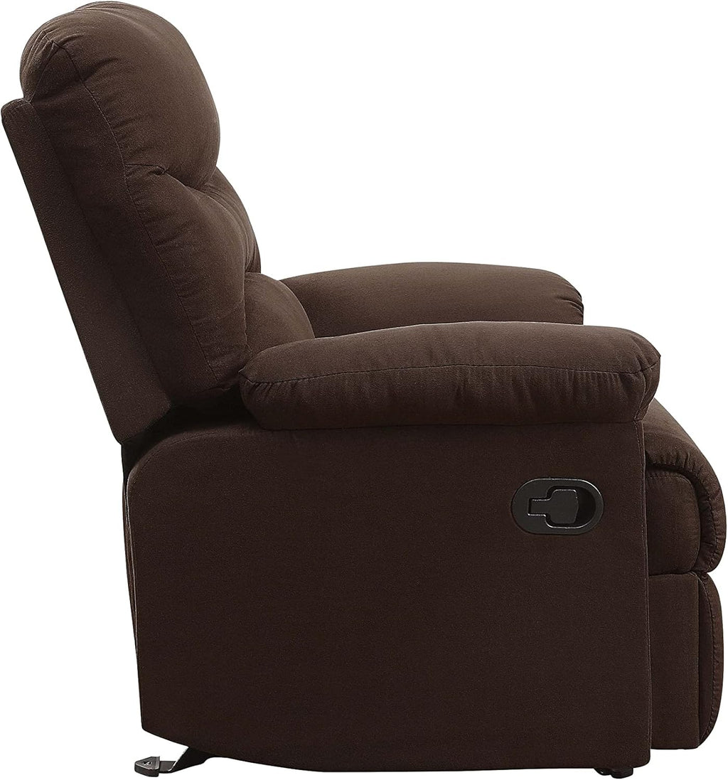 Arcadia Recliner in Chocolate Microfiber C355