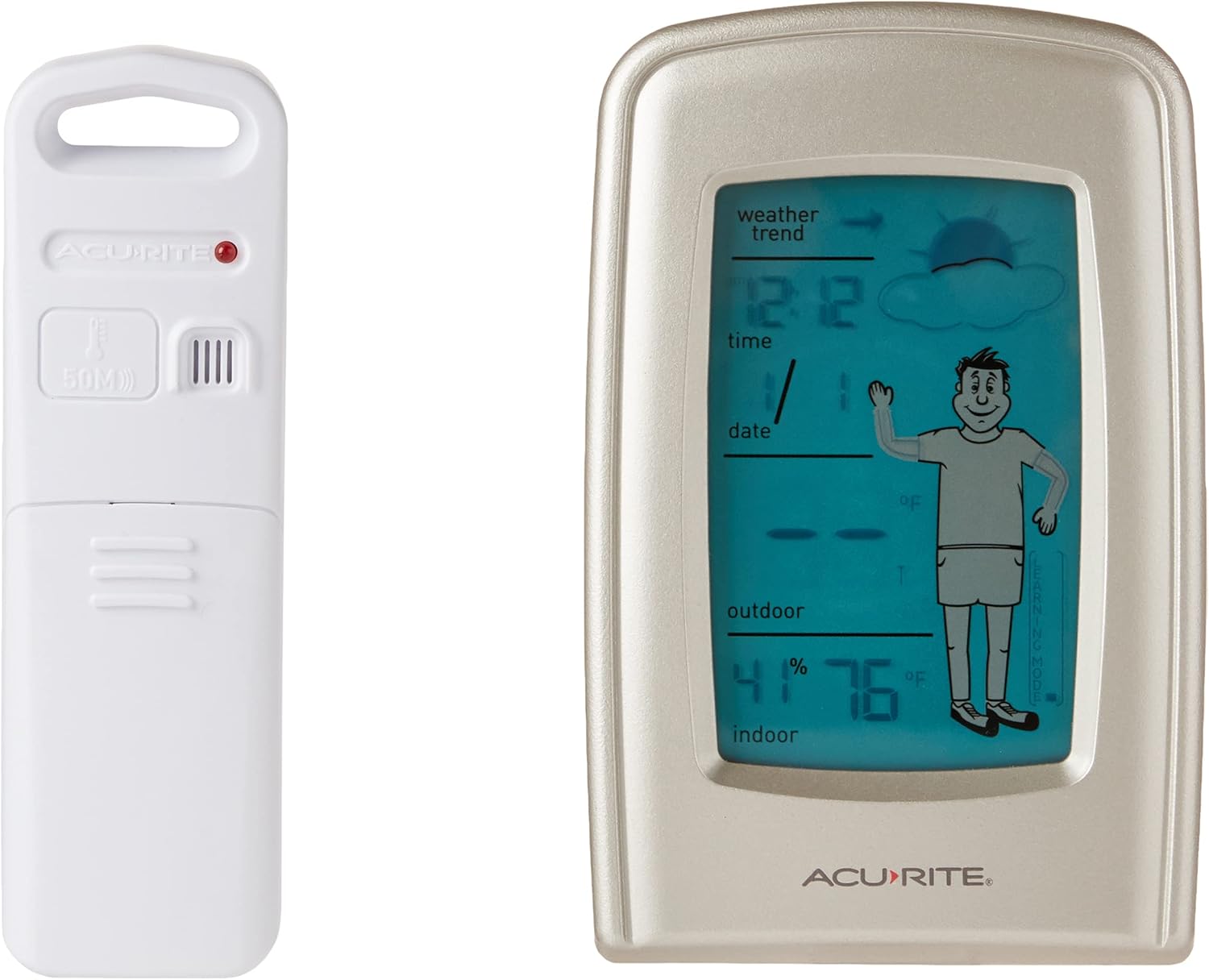 AcuRite 00827 Wireless Weather Forecaster White U2051