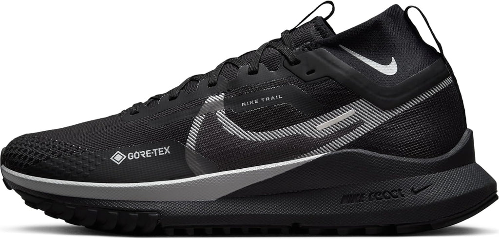 Nike Men's Low-Top Sneakers, Black Wolf Grey Reflect Silver, 10