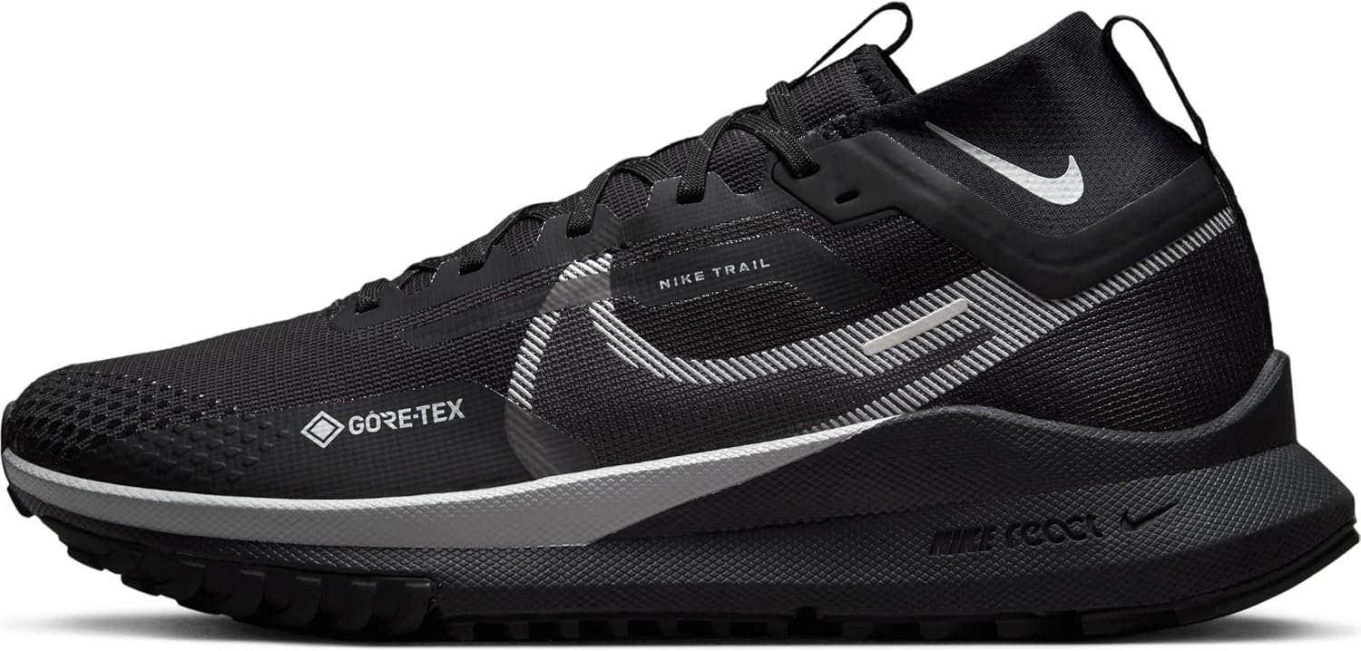 NIKE Men's Trail Running Shoe, Black Wolf Grey Reflect Silver, 11