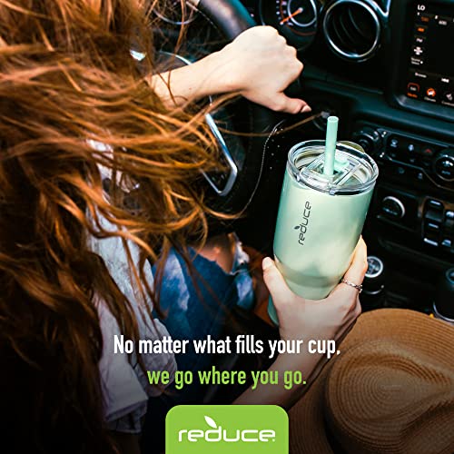 REDUCE Cold1 24 oz Insulated Stainless Steel Tumbler with Lid and Straw Q292613