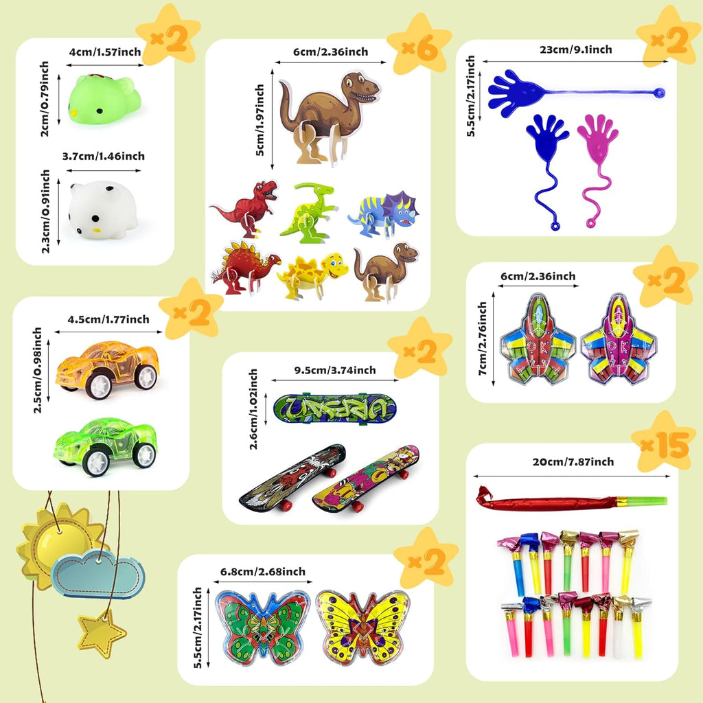 80PCS Party Favors Toy Assortment for Classroom Rewards Birthday Goodie Bag Gifts Q583391