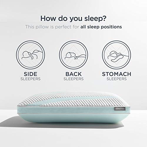 Tempur-Pedic TEMPUR-Adapt ProMid Cooling Queen Memory Foam Pillow D691683