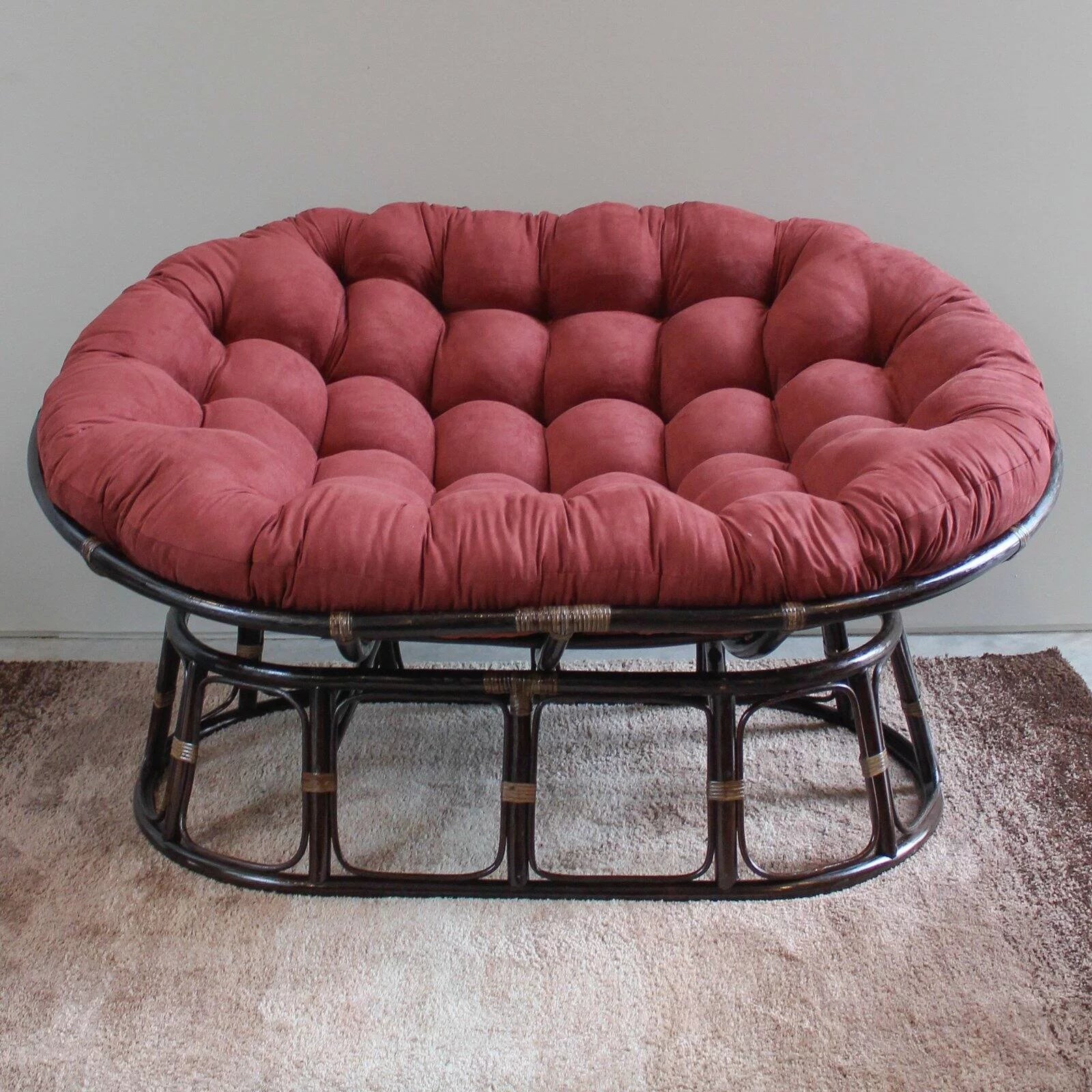 Double Papasan Chair with Micro Suede Cushion X88218