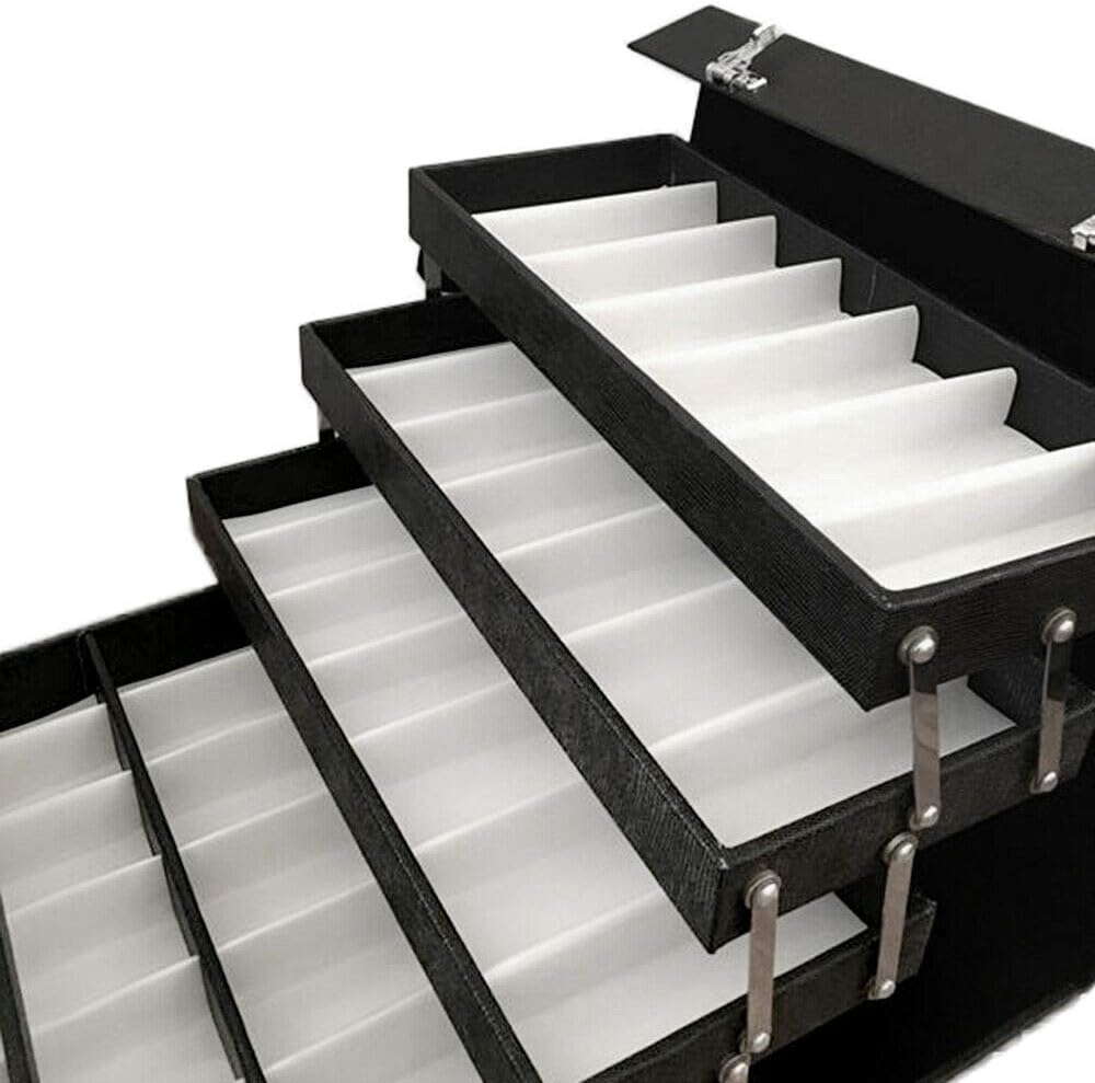 TFCFL Sunglasses Organizer Storage Box with Clear Glass Lid, 48 Slots U6583