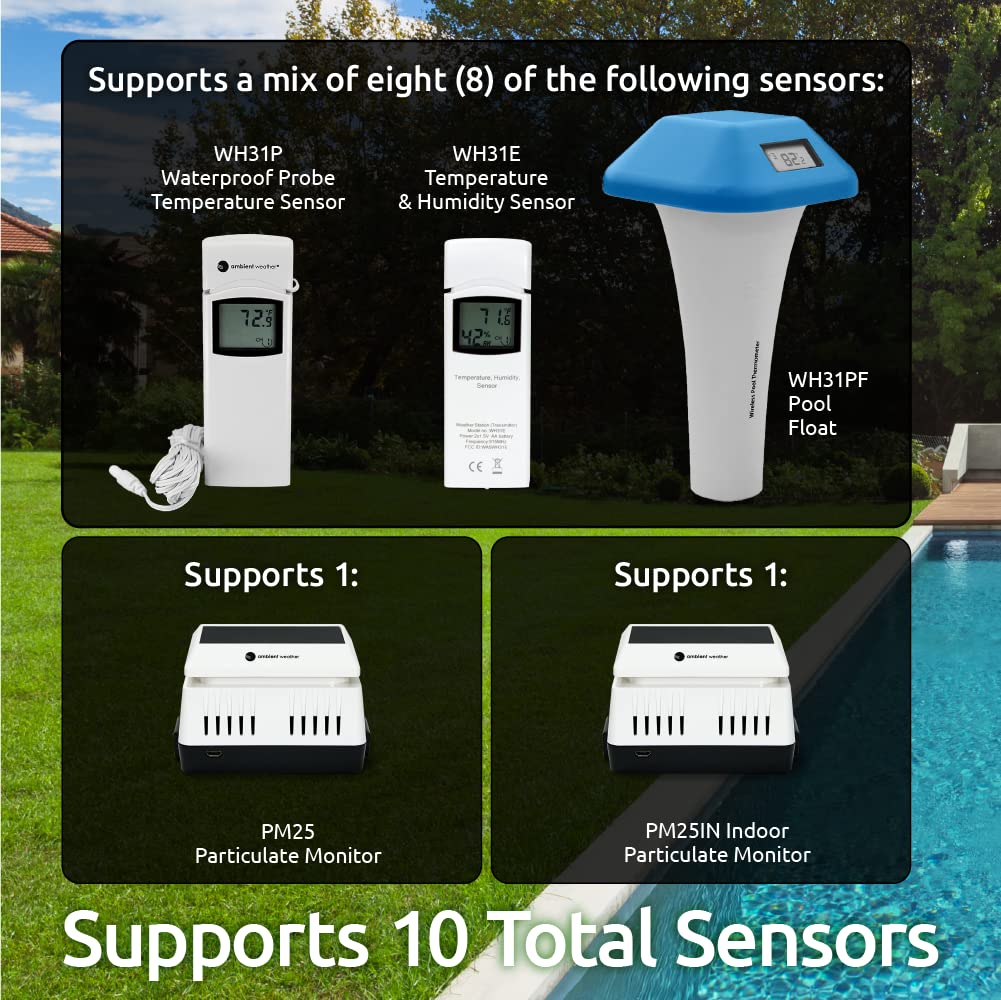 Ambient Weather WS-2902 Wi-Fi Weather Station H856
