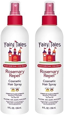 Fairy Tales Rosemary Repel Daily Kids Hair Spray – Kids Like the Smell, Lice Do Not, 8 fl oz. (Pack of 1)