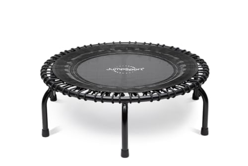 JumpSport 350 Home Bundle 39" Fitness Trampoline with Anti-Fatigue Standing Desk Board H98087