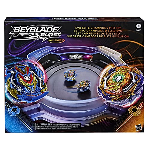 BEYBLADE Burst Pro Series Evo Elite Champions Pro Set with Beystadium, 2 Tops and 2 Launchers L459812