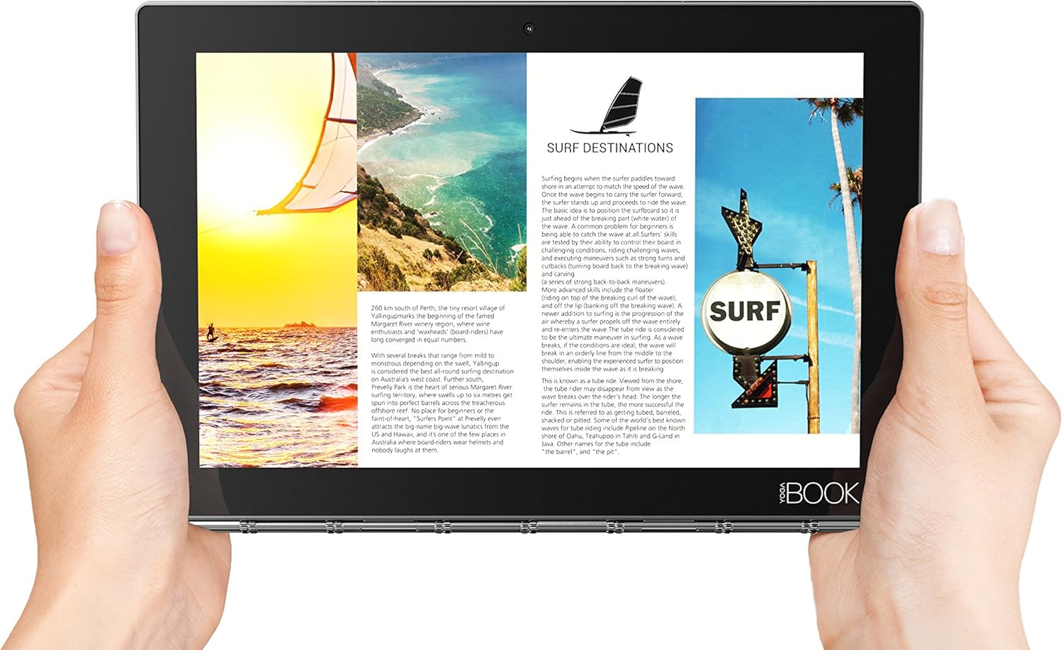Lenovo Yoga Book 2 in 1 Tablet, FHD 10.1" Android, 4GB RAM, 64GB SSD, Gunmetal L921366