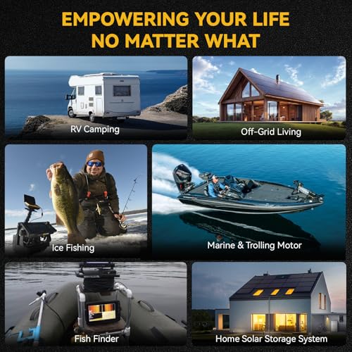 Power Queen 12.8V 100Ah LiFePO4 Battery with Built-in 100A BMS S66500