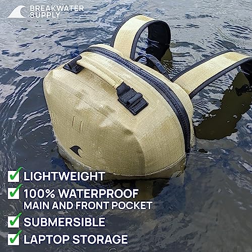 Breakwater Supply™ Waterproof Submersible Backpack Laptop Bag 25L Q27744