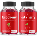 NutraChamps Tart Cherry Gummies - 2 Pack - 3000mg Supplement with Celery Seed Extract - Vegan Tart Cherry Concentrate Gummy Vitamin - 120 Count